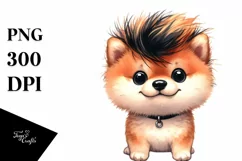 Cute Baby Shiba Inu PNG Product Image 1