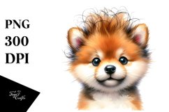 Extremely Expressive Shiba Inu PNG Product Image 3