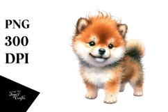 Extremely Expressive Shiba Inu PNG Product Image 1