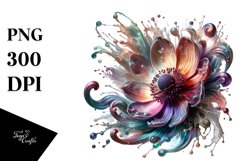 Abstract Shiny Anemone Made of Shiny Material Product Image 3