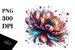 Abstract Shiny Anemone Made of Shiny Material Product Image 1