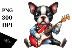 Funny Baby Macaw Rock Star Clipart Product Image 3