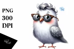 Funny Dove Standing Sunglasses | Sublimation | Clipart Product Image 3