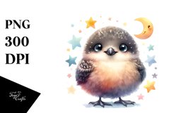 Colorful Moon Skua Baby | Sublimation | Clipart Product Image 3