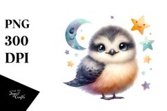 Colorful Moon Skua Baby | Sublimation | Clipart Product Image 3