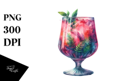 Creative Back View Cocktail PNG Product Image 1