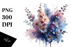 Glossy Delphinium Splash | Clipart Product Image 3