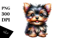 Happy Baby Yorkipoo, Transparent PNG Product Image 1
