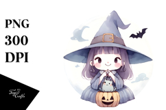 Simple Witch Image, High-Quality PNG Product Image 1