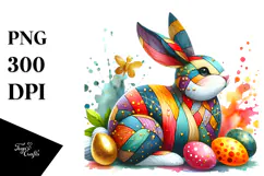Abstract Shiny Bunny Made of Wood JPEG Product Image 1