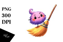 Funny Broom Clipart Product Image 1