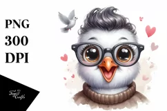 Baby Dove Portrait,Excited es | Clipart Product Image 3