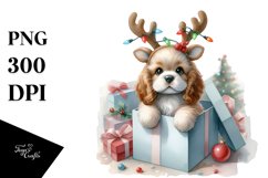 Expressive Baby Cocker Spaniel PNG Product Image 1