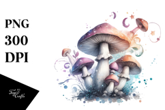 Magical Mushroom Summer PNG Product Image 1