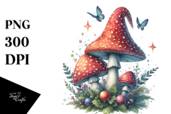 Magical Mushroom Summer PNG Product Image 1