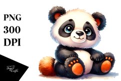 Colorful Plush Panda Clipart Product Image 3