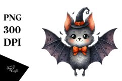 Watercolor Haloween Bat Product Image 3