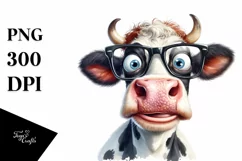 Cow Confused Big Goofy es Cow Clipart Product Image 3