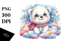 Whimsical Polar Bear PNG Product Image 1