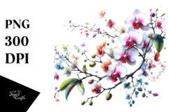 Vibrant Small Orchid | Clipart Product Image 1