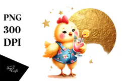 Chicken Beachwear Cocktail PNG Product Image 1