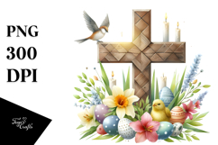 Easter Cross, Spiritual PNG Product Image 1