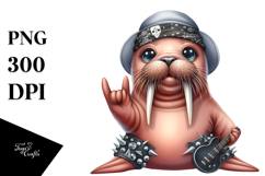 Energetic Walrus Rocker PNG Product Image 1