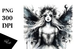 Gothic Fairy Watercolor Product Image 3