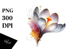 Abstract Shiny Crocus y Material | Clipart Product Image 3