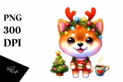 Expressive Baby Shiba Inu PNG Product Image 3