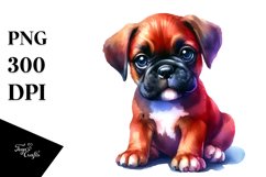 Vibrant Cute Boxer | Clipart Product Image 1