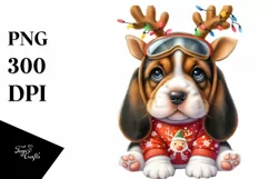Expressive Baby Basset Hound PNG Product Image 3