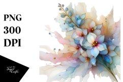 Delphinium with Golden Insertions | Clipart Product Image 3