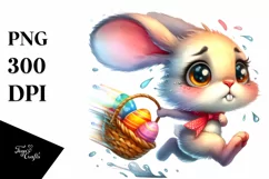 Easter Bunny Clipart |T-shirt, Mug PNG Product Image 8