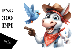Funny Donkey Dove Bandana Product Image 1