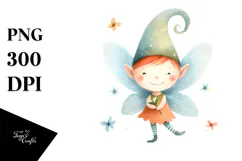 Simple Funny Whimsical Fairy PNG Product Image 1