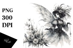 Gothic Fairy Watercolor Product Image 1