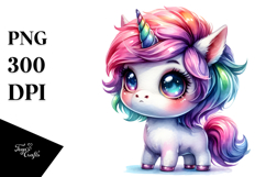 Vibrant Unicorn PNG Product Image 1
