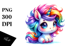 Vibrant Unicorn PNG Product Image 1