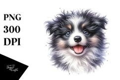 Cute Border Collie PNG Product Image 1