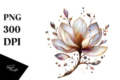 Colorful Magnolia Made of PNG Product Image 1