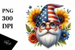 Gnome Portrait Wearing es | Sublimation | Clipart Product Image 3