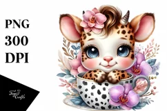 Baby Unicorn Animal Print Orchid Product Image 1