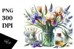 Jar Iris Clipart Product Image 1