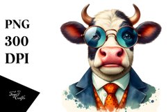 Funny Cow Suit Retro es | Clipart Product Image 1