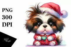 Crazy Baby Saint Bernard with Tea Cup PNG Product Image 3