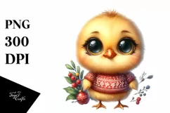 Funny Baby Chicken, High-Res PNG Product Image 1