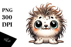 Seal Baby Creazy Hair Cartoon | Clipart Product Image 1