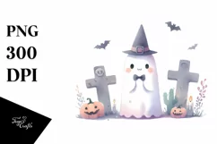 Cute Tombstone Haloween PNG Product Image 3