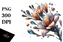 Abstract Shiny Freesia | Clipart Product Image 1